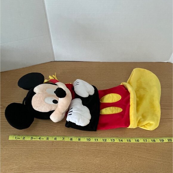 Mickey Mouse 3D Christmas Stocking Plush 20in Red Yellow Authentic Disney Parks - Picture 8 of 10